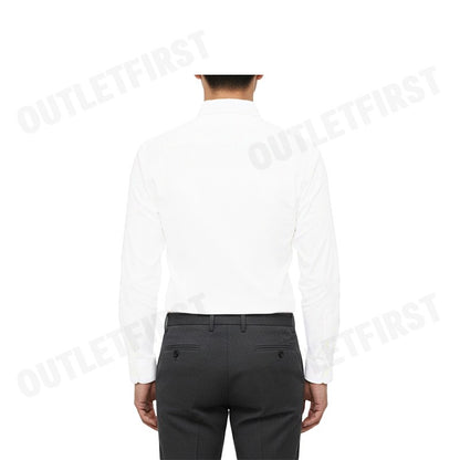 JOHN HENRY รุ่น MEN'S LONG SLEEVES SLIM FIT SHIRT (WHITE) CODE: JH F624MSLSM52 เสื้อเชิ้ตแขนยาวผู้ชาย เสื้อสีขาว สลิมฟิต