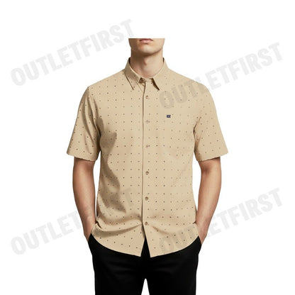 GUY LAROCHE รุ่น MAN'S SHORT SLEEVES SHIRT CODE: BAC5220P4BE เสื้อเชิ้ต เสื้อแขนสั้น เสื้อผู้ชาย