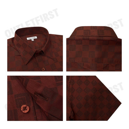 GUY LAROCHE รุ่น MAN'S SHORT SLEEVES SHIRT CODE: BAC9207W3RE เสื้อเชิ้ต เสื้อแขนสั้น เสื้อผู้ชาย