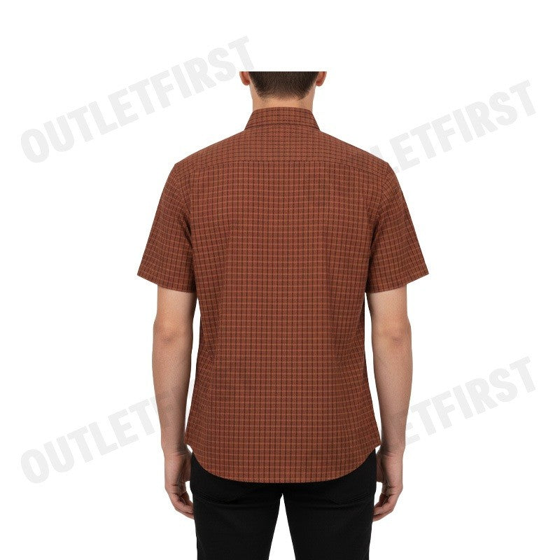 GUY LAROCHE รุ่น MAN'S SHORT SLEEVES SHIRT CODE: BAC1200S4BR เสื้อเชิ้ต เสื้อแขนสั้น เสื้อผู้ชาย