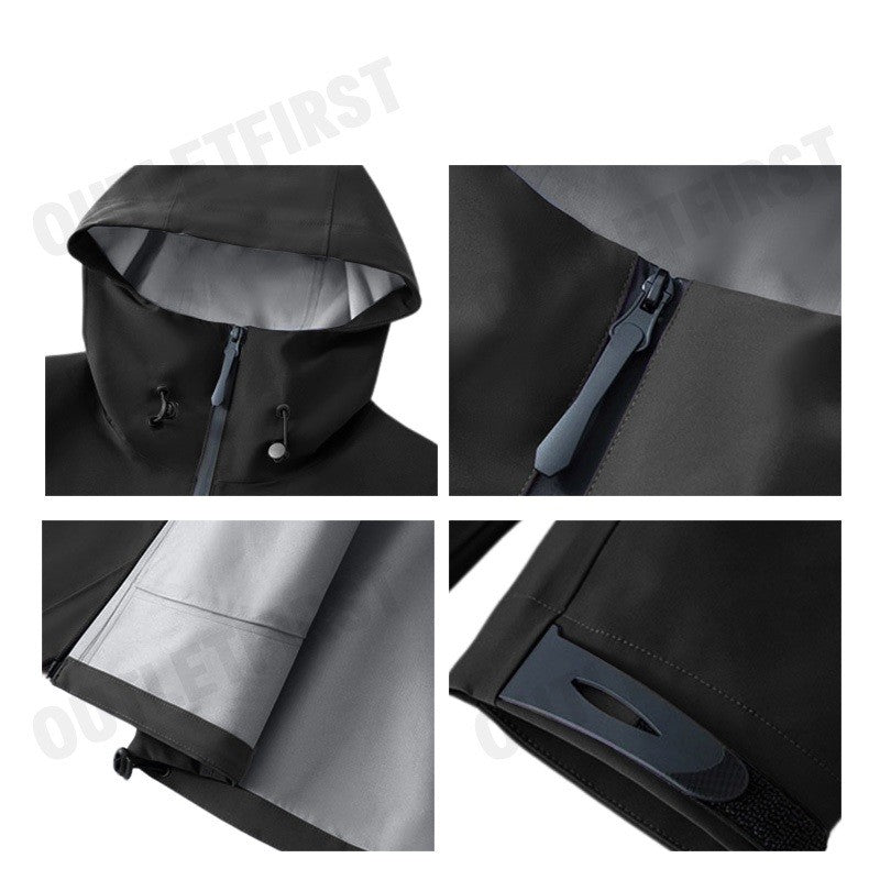 TOPSIMHORSE รุ่น ROCK CLIMBING & BOULDERING JACKETS CODE: 832 BLACK เสื้อแจ็คเก็ต เสื้อกันลม กันฝน แขนยาว