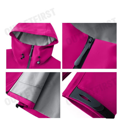TOPSIMHORSE รุ่น ROCK CLIMBING & BOULDERING JACKETS CODE: 832 PINK เสื้อกันลมกันฝนเสื้อแจ็คเก็ตแขนยาว