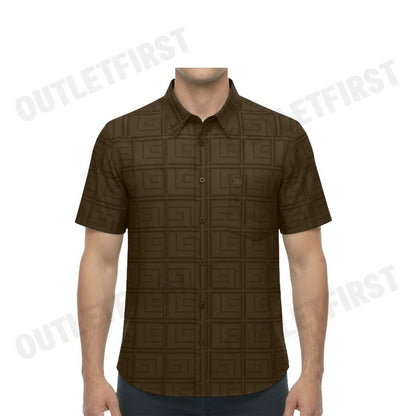 GUY LAROCHE รุ่น MAN'S SHORT SLEEVES SHIRT CODE: BAC9201W3BR เสื้อเชิ้ต เสื้อแขนสั้น เสื้อผู้ชาย