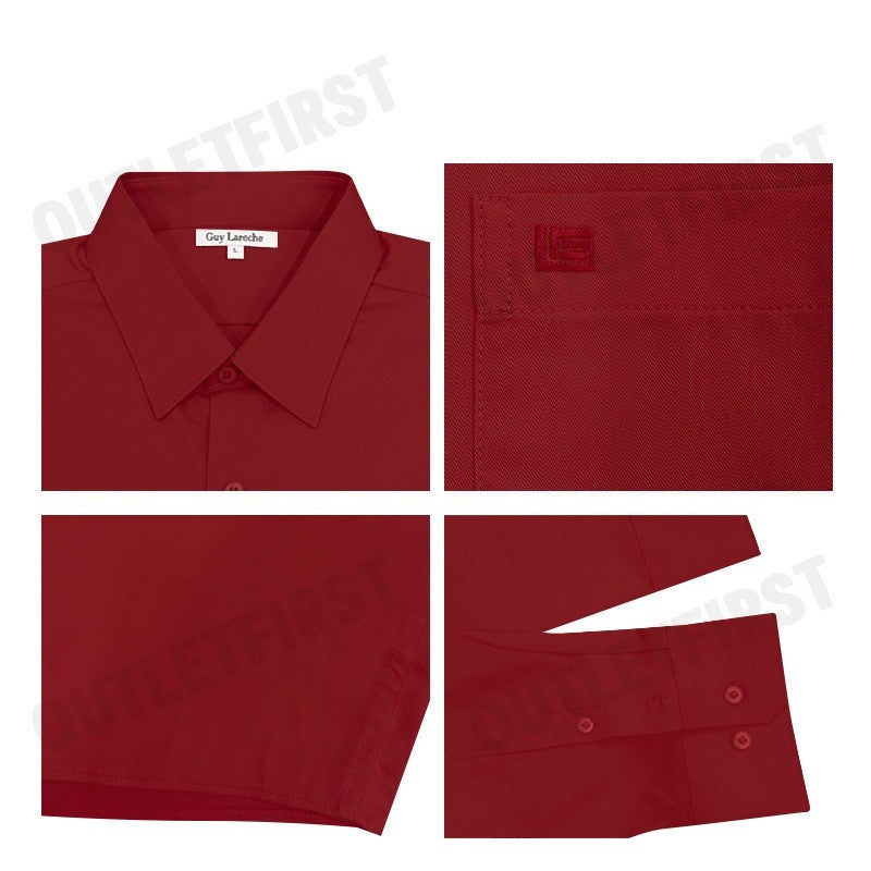 GUY LAROCHE รุ่น MAN'S LONG SLEEVES SHIRT CODE: BAB6252P4RE เสื้อเชิ้ต เสื้อแขนยาว เสื้อผู้ชาย