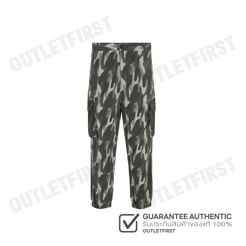 ARMANI EXCHANGE รุ่น MEN'S CAMOUFLAGE CARGO PANTS WITH VELVET POCKETS CODE: 6DZP01 ZN4ZZ 4891 กางเกงขายาว กางเกงผู้ชาย