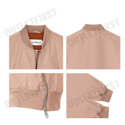 CALVIN KLEIN JEANS รุ่น WOMEN'S LONG PADDED BOMBER JACKET CODE: J224702 TGW เสื้อแจ็คเก็ตผู้หญิง เสื้อแขนยาว