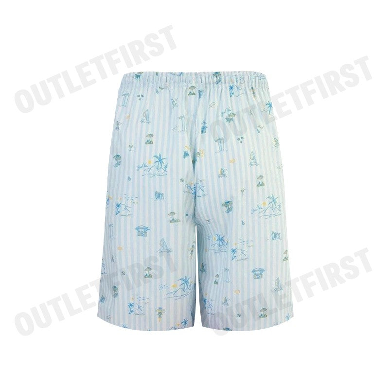 HUSH PUPPIES รุ่น MEN'S SHORTS SLEEPWEAR CODE: HU H3W3037 (BLUE) กางเกงขาสั้นผู้ชาย กางเกงบ๊อกเซอร์ กางเกงฮัชพัพพีส์