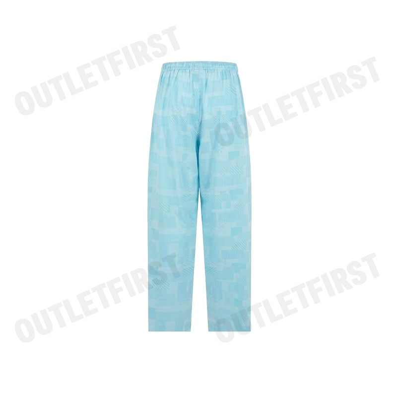 HUSH PUPPIES รุ่น MEN'S LONG SLEEPWEAR CODE: HU H9F8007 (BLUE) กางเกงขายาวผู้ชาย กางเกงฮัชพัพพี กางเกงสีฟ้า