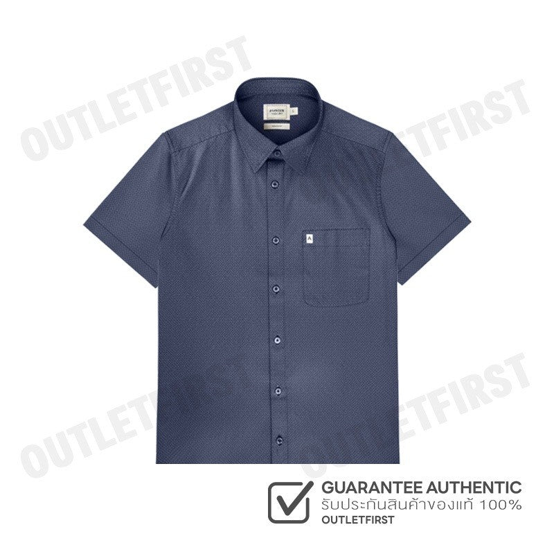ARROW รุ่น MEN'S PREMIUM COLLECTION COTTON SHORT SLEEVES SHIRT CODE: MAPC505W3CSNV เสื้อเชิ้ต เสื้อแขนสั้น เสื้อผู้ชาย