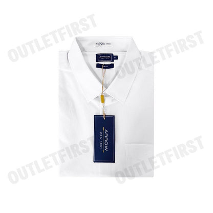 ARROW รุ่น MEN'S COTTON SHORT SLEEVES SLIM FIT SHIRT CODE: MACS933S3BRWH เสื้อเชิ้ต เสื้อแขนสั้น เสื้อผู้ชาย