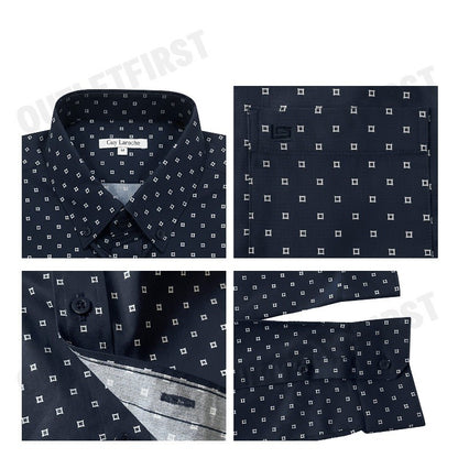 GUY LAROCHE รุ่น MAN'S EXTRA FIT LONG SLEEVES SHIRT CODE: BAB5301S4NV เสื้อเชิ้ต เสื้อแขนยาว เสื้อเชิ้ตผู้ชาย