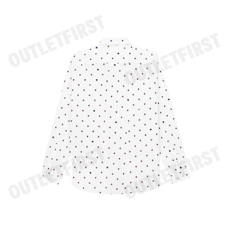 GUY LAROCHE รุ่น MAN'S LONG SLEEVES SHIRT CODE: BAB5220P4WH เสื้อเชิ้ต เสื้อแขนยาว เสื้อเชิ้ตผู้ชาย