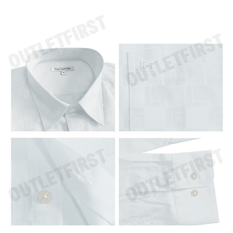 GUY LAROCHE รุ่น MAN'S LONG SLEEVES SHIRT CODE: BAB9207W3WH เสื้อเชิ้ต เสื้อแขนยาว เสื้อเชิ้ตผู้ชาย