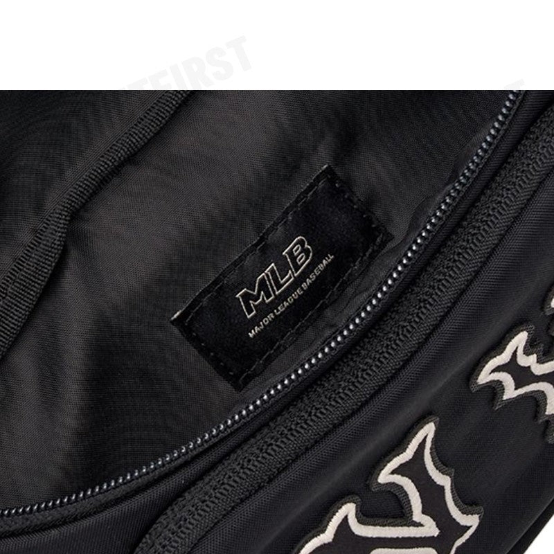 MLB รุ่น COOPERS MEGA LOGO NEW YORK YANKEES BELT BAG CODE: 3AHSM054N 50BKS กระเป๋าคาดเอว กระเป๋าคาดอก กระเป๋าสีดำ