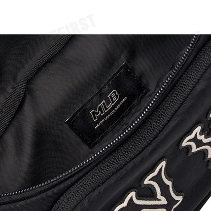 MLB รุ่น COOPERS MEGA LOGO NEW YORK YANKEES BELT BAG CODE: 3AHSM054N 50BKS กระเป๋าคาดเอว กระเป๋าคาดอก กระเป๋าสีดำ