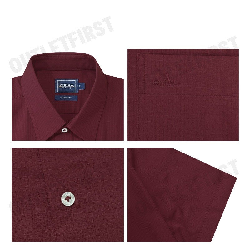 ARROW รุ่น MEN'S COTTON SHORT SLEEVES SHIRT CODE: MACC740W3CSDE เสื้อเชิ้ต เสื้อแขนสั้น เสื้อผู้ชาย