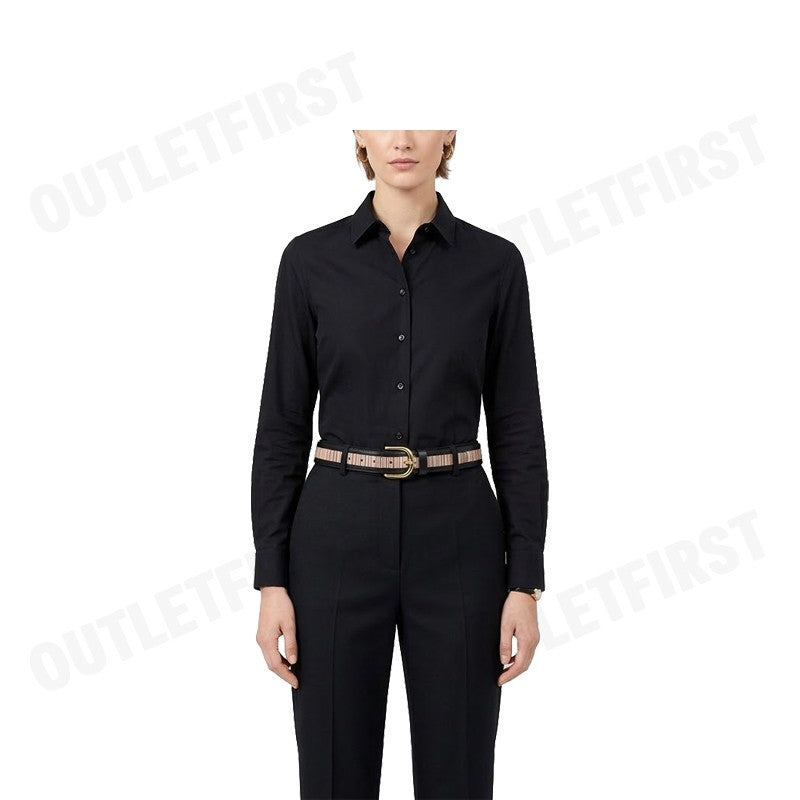 PS PAUL SMITH รุ่น WOMEN'S BELT BLACK CODE: W1A 7612 LSIGST 79 เข็มขัดผู้หญิง เข็มขัดสีดำ เข็มขัดพอล สมิธ