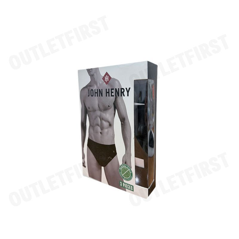JOHN HENRY รุ่น UNDERWEAR BAMBOO FIBER CODE: JU 29004 (BLACK) กางเกงชั้นใน กางเกงชั้นในผู้ชาย กางเกงในจอน