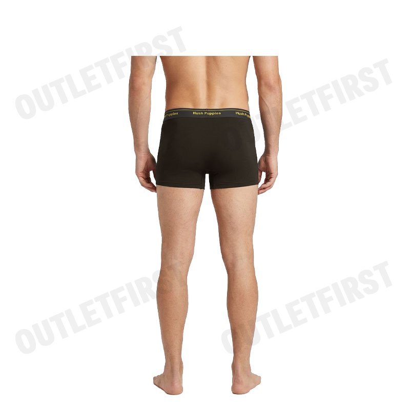 HUSH PUPPIES รุ่น MEN'S MICRO MODAL SIRO BOXER BRIEFS CODE: HU H3FSR08 (BROWN) กางเกงชั้นใน กางเกงฮัชพัพพีส์ ผู้ชาย