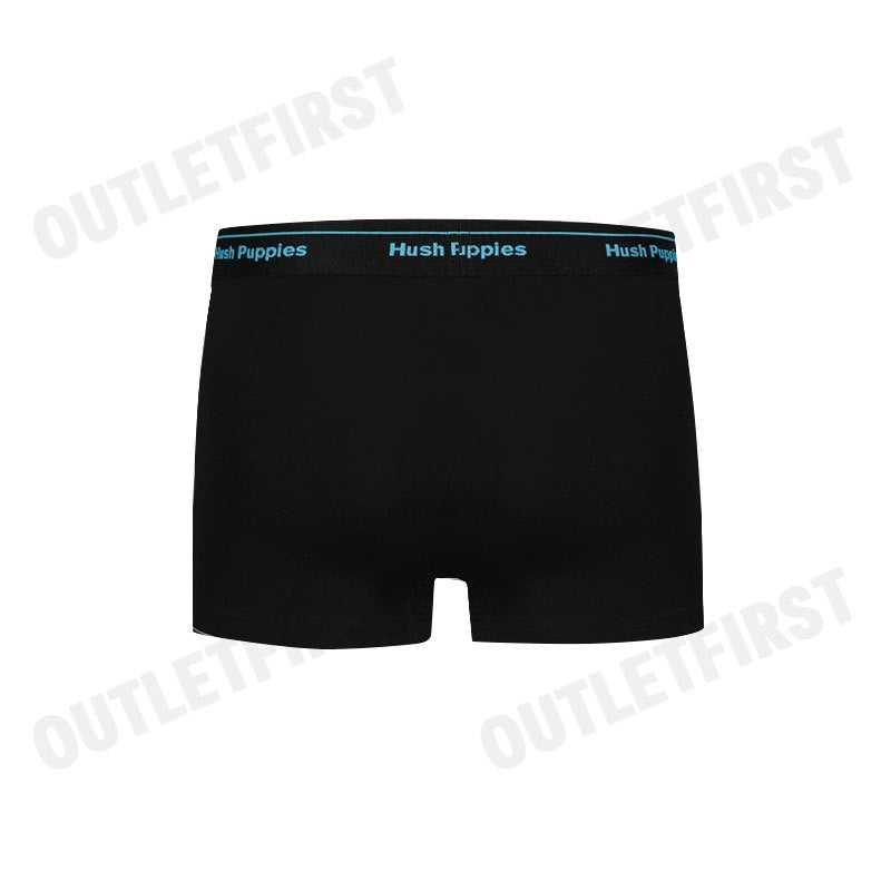 HUSH PUPPIES รุ่น MEN'S MICRO MODAL SIRO BOXER BRIEFS CODE: HU H3FSR08 (BLACK) กางเกงชั้นใน กางเกงฮัชพัพพีส์ ผู้ชาย