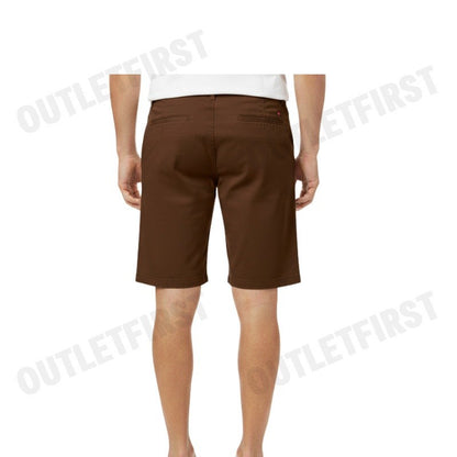JOHN HENRY  MEN'S SLIM FIT SHORTS PANT (BROWN) COLOR BROWN CODE: JH F524MSHSM47