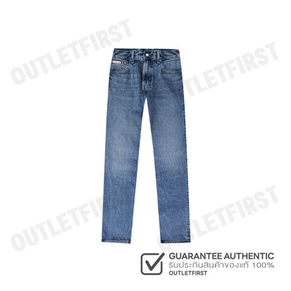 CALVIN KLEIN JEANS รุ่น MEN'S AUTHENTIC STRAIGHT JEANS CODE J327128 1A4 กางเกงยีนส์ กางเกงยีนส์ขายาว กางเกงผู้ชาย