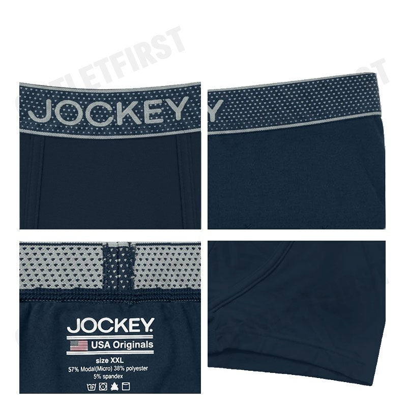 JOCKEY UNDERWEAR EXTRA DRY TRUNK COLOR NAVY CODE: KU 1906 (NAVY)