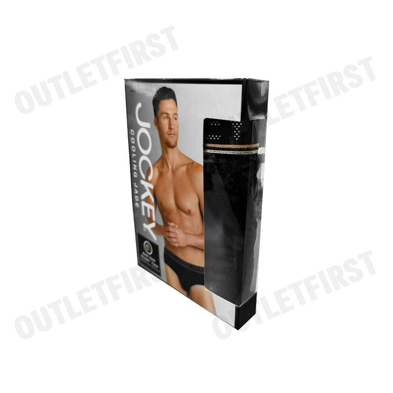 JOCKEY MEN'S COOLING JADE BRIEFS COLOR BLACK CODE: KU 1977 (BLACK)