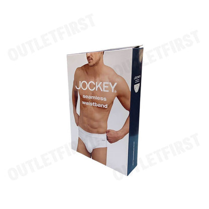 JOCKEY รุ่น MAN'S SEAMLESS WAISTBAND BRIEFS 2 PACK CODE: KU 1550N (NAVY) กางเกงชั้นใน กางเกงชั้นในผู้ชาย กางเกงจ็อคกี้