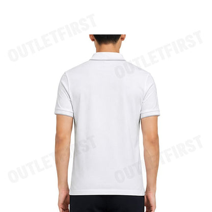 CALVIN KLEIN รุ่น MEN'S STRETCH PIQUE SOLID TIPPED SHORT SLEEVE POLO SHIRT CODE: 40FC261 YAA เสื้อโปโล เสื้อคอปก ผู้ชาย