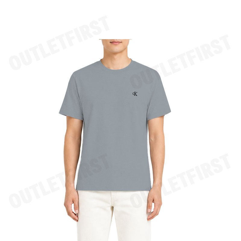 CALVIN KLEIN JEANS รุ่น MONOGRAM LOGO RELAXED CREWNECK T-SHIRT CODE: 40HM229 P7E เสื้อยืดแขนสั้น เสื้อคอกลม เสื้อผู้ชาย