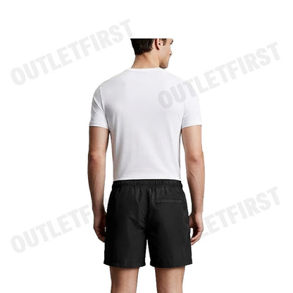 CALVIN KLEIN JEANS รุ่น MONOGRAM GRAPHIC PULL-ON SHORTS CODE: 4RC601G UB1 กางเกงขาสั้น กางเกงสีดำ กางเกงผู้ชาย