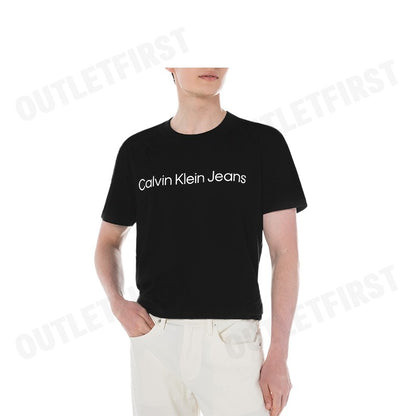 CALVIN KLEIN JEANS รุ่น INSTITUTIONAL LOGO CLASSIC T-SHIRT CODE: J321612 BEH เสื้อยืดคอกลม เสื้อยืดแขนสั้น เสื้อผู้ชาย