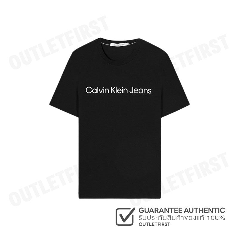 CALVIN KLEIN JEANS รุ่น INSTITUTIONAL LOGO CLASSIC T-SHIRT CODE: J321612 BEH เสื้อยืดคอกลม เสื้อยืดแขนสั้น เสื้อผู้ชาย