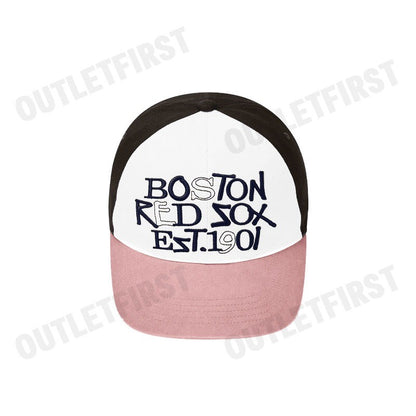 MLB รุ่น STREET VARSITY VINTAGE UNSTRUCTURED BALL CAP BOSTON CODE: 3ACPV125N 43PKP หมวกแก็ป หมวกเบสบอล หมวกunisex