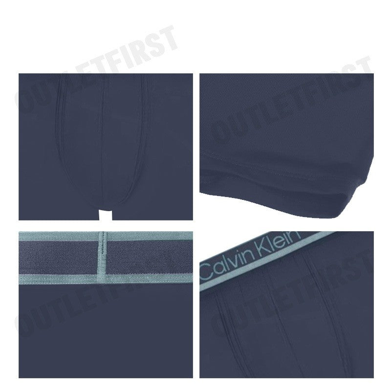 CALVIN KLEIN รุ่น TONAL LOGO LOW RISE TRUNKS CODE: NB4055 PPK กางเกงชั้นในผู้ชาย กางเกงผู้ชาย กางเกงใน