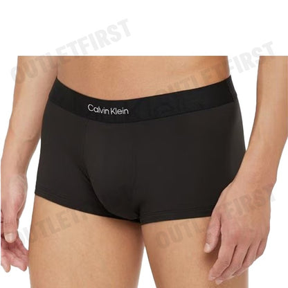 CALVIN KLEIN รุ่น ESTABLISHED ICON LOW RISE TRUNK CODE: NB3321O UB1 กางเกงชั้นในผู้ชาย กางเกงบ๊อกเซอร์ กางเกงในสีดำ