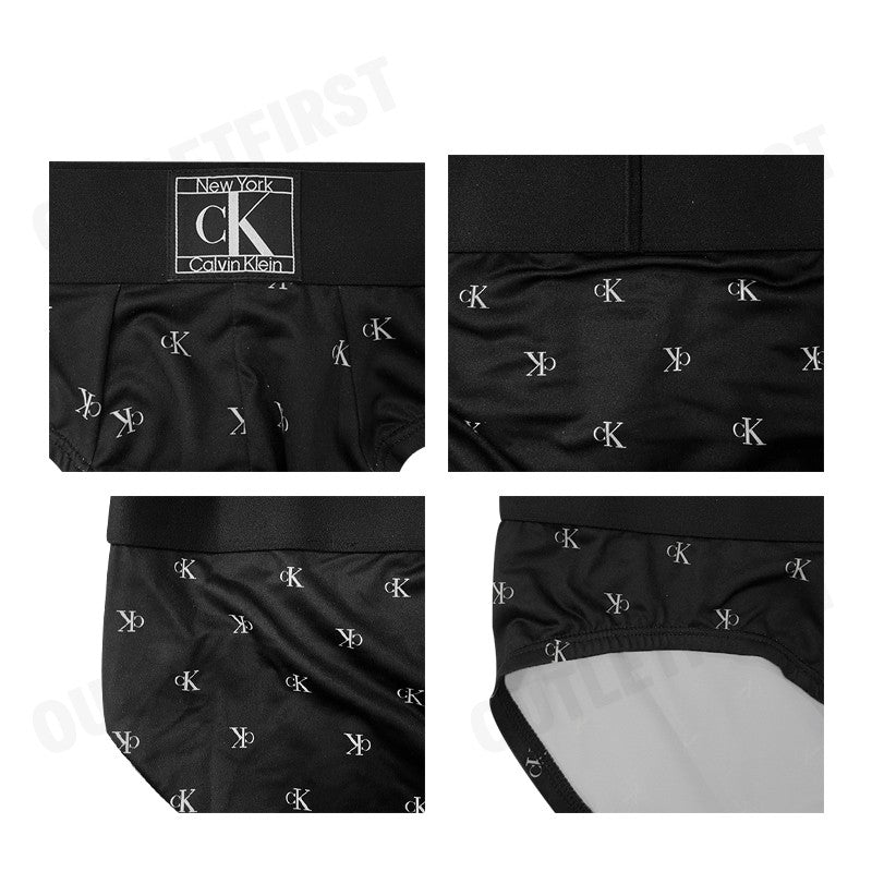 CALVIN KLEIN รุ่น CK ESTABLISHED HIP BRIEF CODE: NB4070 PCS บ๊อกเซอร์ กางเกงใน กางเกงชั้นในผู้ชาย