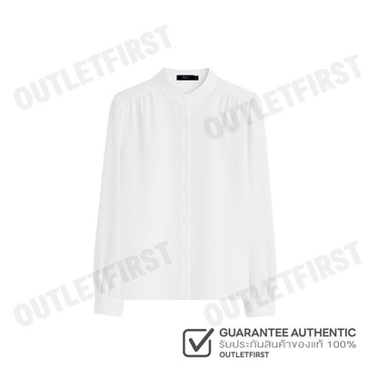 G2000 รุ่น WOMEN'S LOOSE FIT BLOUSE CODE: 46241258 01 เสื้อเบลาส์ เสื้อผู้หญิง เสื้อสีขาว