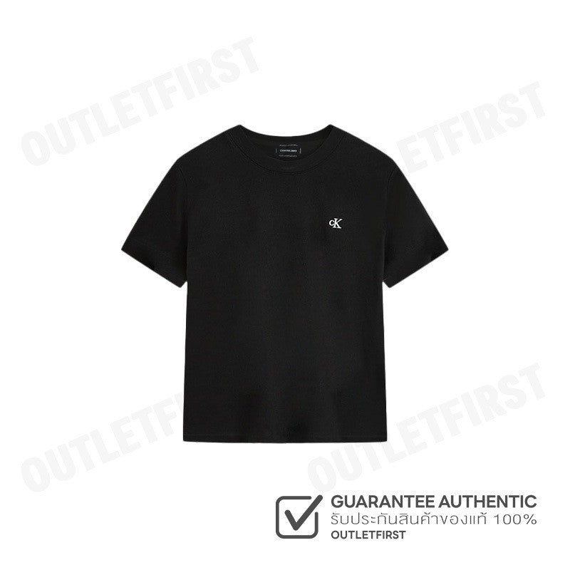 CALVIN KLEIN รุ่น WOMEN'S ARCHIVE LOGO TEE CODE: 40WH105 UB1 เสื้อยืดคอกลม เสื้อผู้หญิง เสื้อสีดำ
