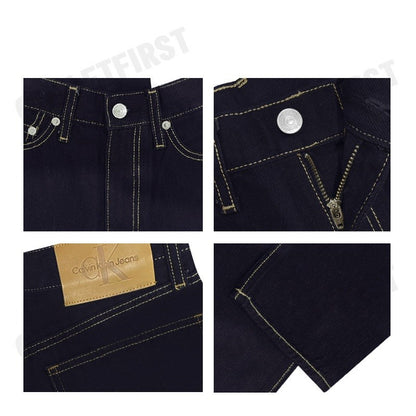 CALVIN KLEIN JEANS รุ่น WOMEN'S AUTHENTIC SLIM STRAIGHT JEANS CODE: J224669 1BJ กางเกงยีนส์ผู้หญิง กางเกงขายาว กางเกงCK