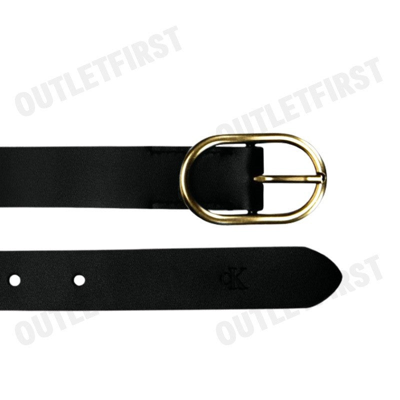 CALVIN KLEIN JEANS รุ่น WOMEN'S CKJ CASUAL PIN BUCKLE BELT CODE: 4K7001G UB1 เข็มขัดผู้หญิง เข็มขัดสีดำ เข็มขัดCK