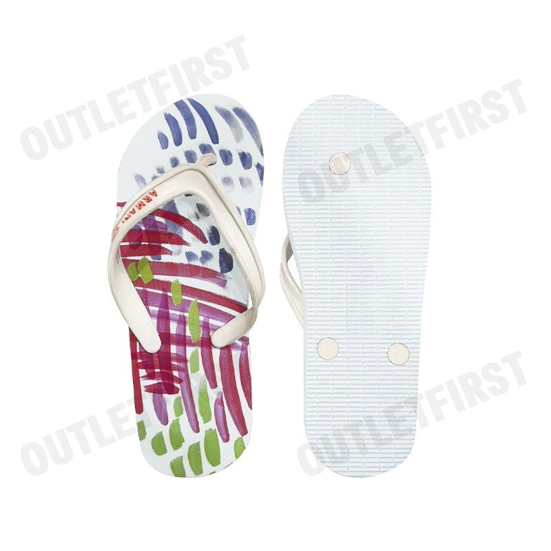 ARMANI EXCHANGE รุ่น FLIP FLOPS SANDAL CODE: XDQ010 XV837 T817  รองเท้าแตะผู้หญิง รองเท้าสีขาว หูคีบ