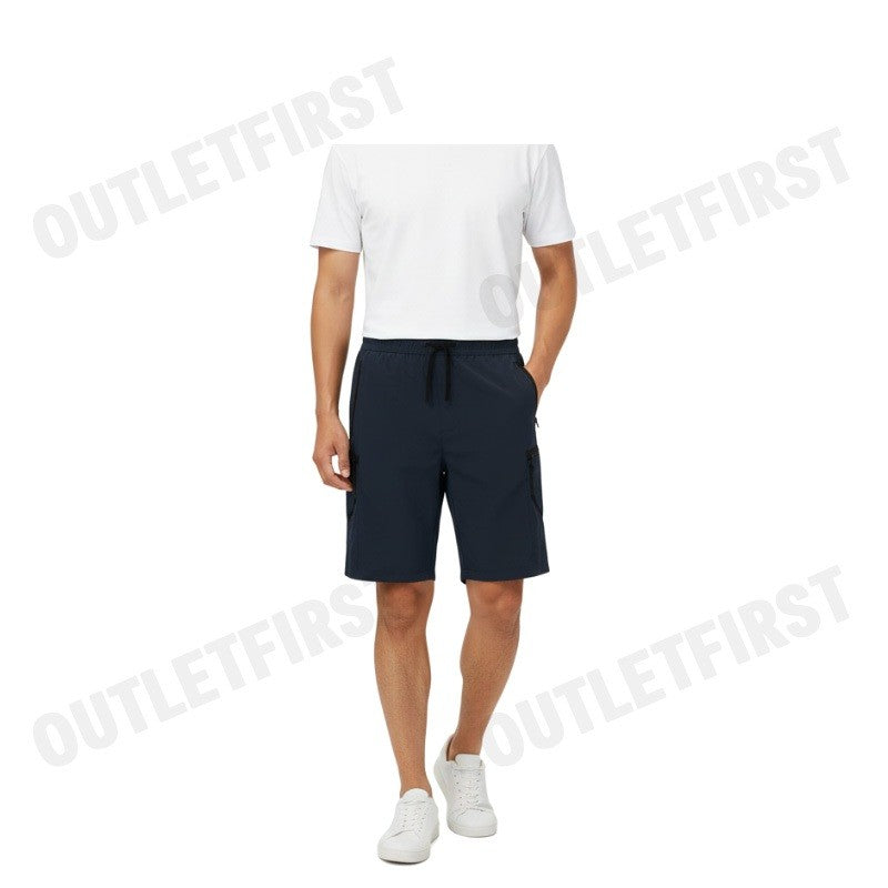 ARMANI EXCHANGE รุ่น MEN'S CARGO SHORTS IN TECHNICAL FABRIC CODE: 3DZS21 ZN4HZ 15BA กางเกงขาสั้นผู้ชาย กางเกงสีกรม