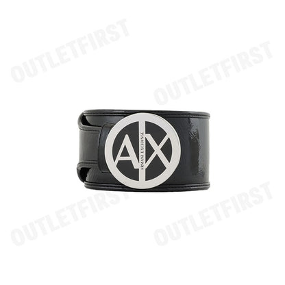 ARMANI EXCHANGE รุ่น WOMEN'S HIGH PATENT LEATHER BELT WITH LOGO CODE: 941184 4F716 00020 เข็มขัดผู้หญิง เข็มขัดสีดำ