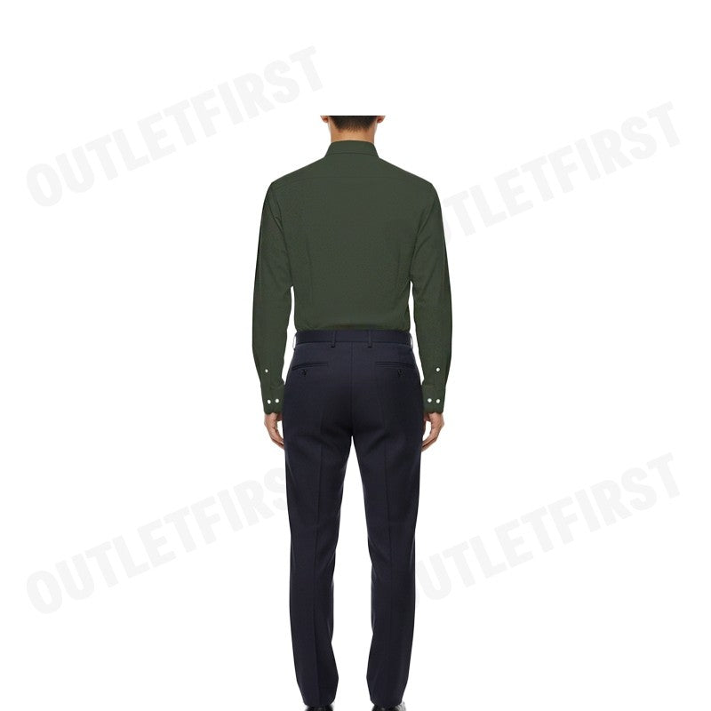 G2000 รุ่น MEN CLOTHING NON -IRON SMOOTH STRETCH SHIRT SMART FIT CODE: 41123552 97 เสื้อเชิ้ตแขนยาว เสื้อผู้ชาย สีเขียว