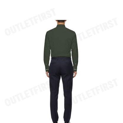 G2000 รุ่น MEN CLOTHING NON -IRON SMOOTH STRETCH SHIRT SMART FIT CODE: 41123552 97 เสื้อเชิ้ตแขนยาว เสื้อผู้ชาย สีเขียว