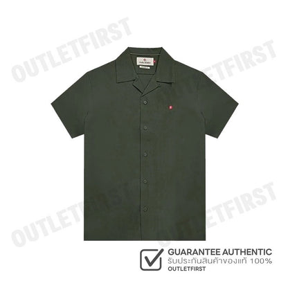 JOHN HENRY รุ่น MEN'S SHORT SLEEVES SHIRTS (MOSS GREEN) CODE: JH S224MSSRG26 เสื้อเชิ้ต เสื้อแขนสั้น เสื้อโปโล