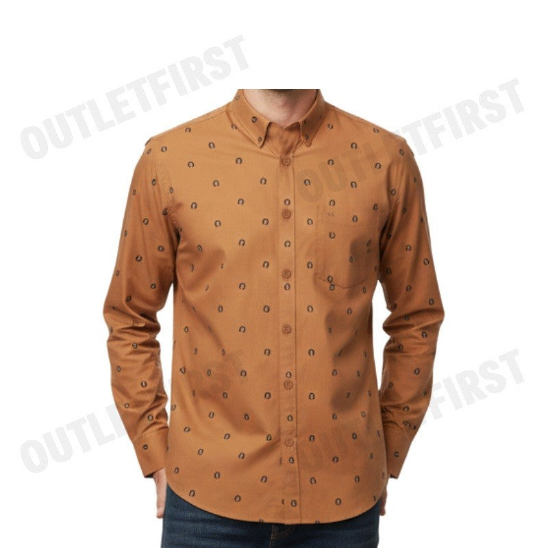 GUY LAROCHE รุ่น MAN'S LONG SLEEVES SHIRT CODE: BAB9202W3BR เสื้อเชิ้ต เสื้อแขนยาว เสื้อผู้ชาย