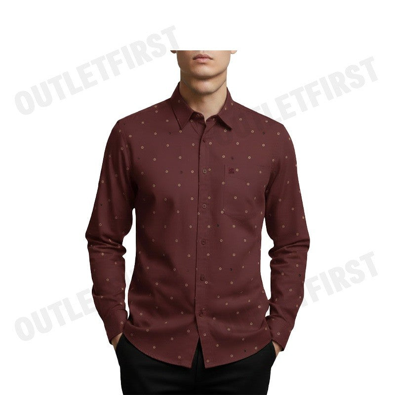GUY LAROCHE รุ่น MAN'S LONG SLEEVES SHIRT CODE: BAB5220P4MR เสื้อเชิ้ต เสื้อแขนยาว เสื้อผู้ชาย